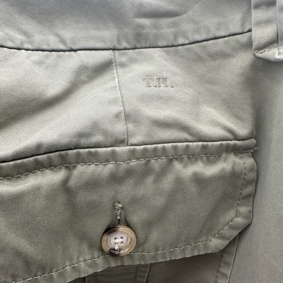 Tommy Hilfiger Capri Pants Womens Size 20 Olive Austin Fit Khaki 24.5” Inseam - Picture 12 of 15